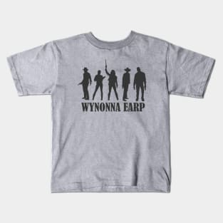 Wynonna Earp Cast Silhouette (Light Backgrounds) Kids T-Shirt